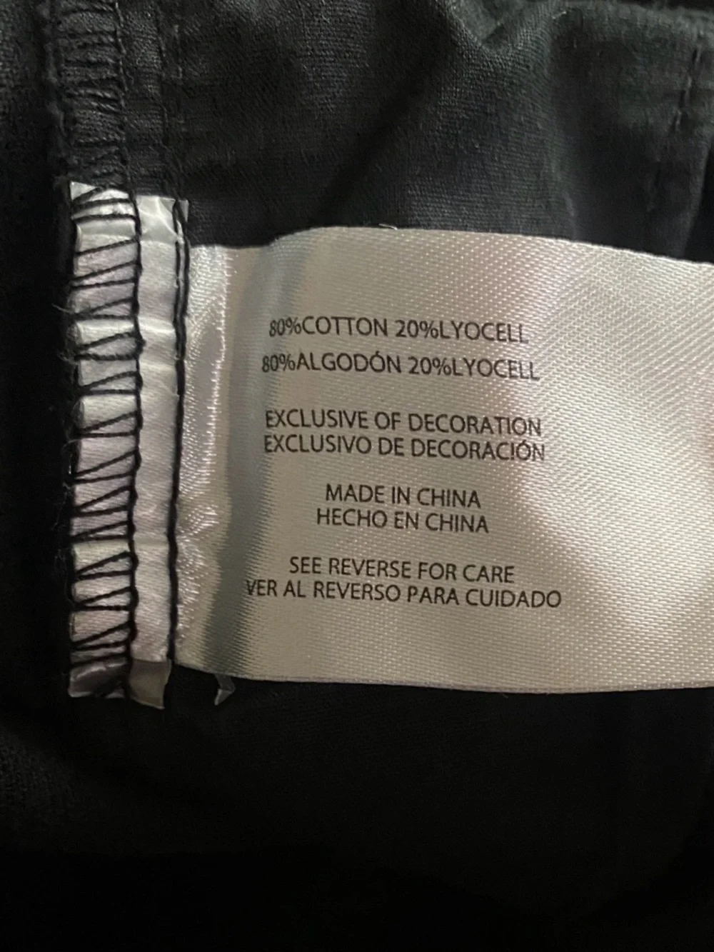GAP BlackWomen’s Cargo Pants with Elastic Waist , Size M